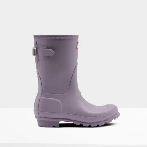 Hunter Original Back Adjustable Short Rain Boots For Womens - NZ H3592